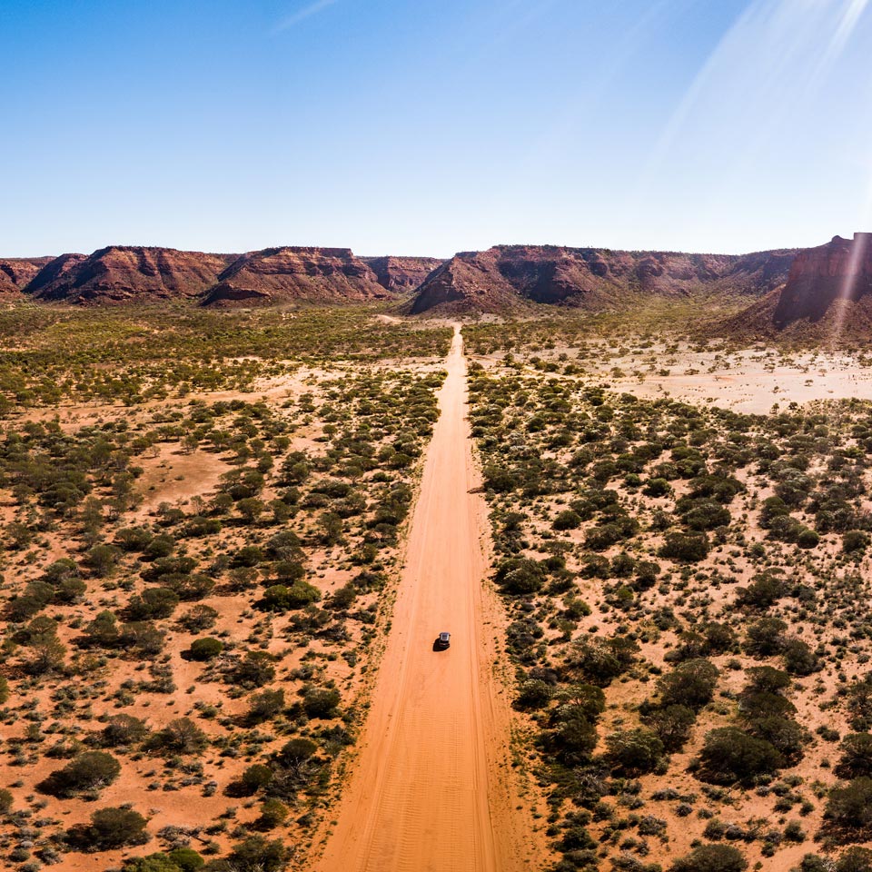 Photo credit (Tourism Western Australia). Location displayed (Kennedy Range National Park, Western Australia). 